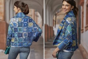 Marly Bird Granny Square Cardigan