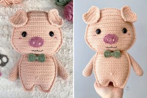 Dapper Piggy Amigurumi