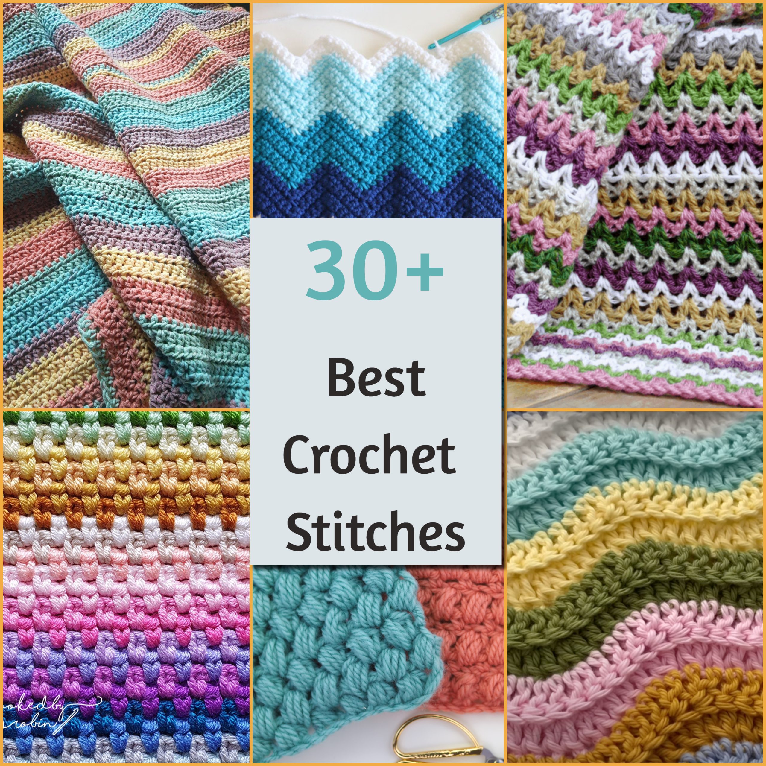 Crochet Stitches Ultimate Guide For 30 Beautiful Stitch Patterns