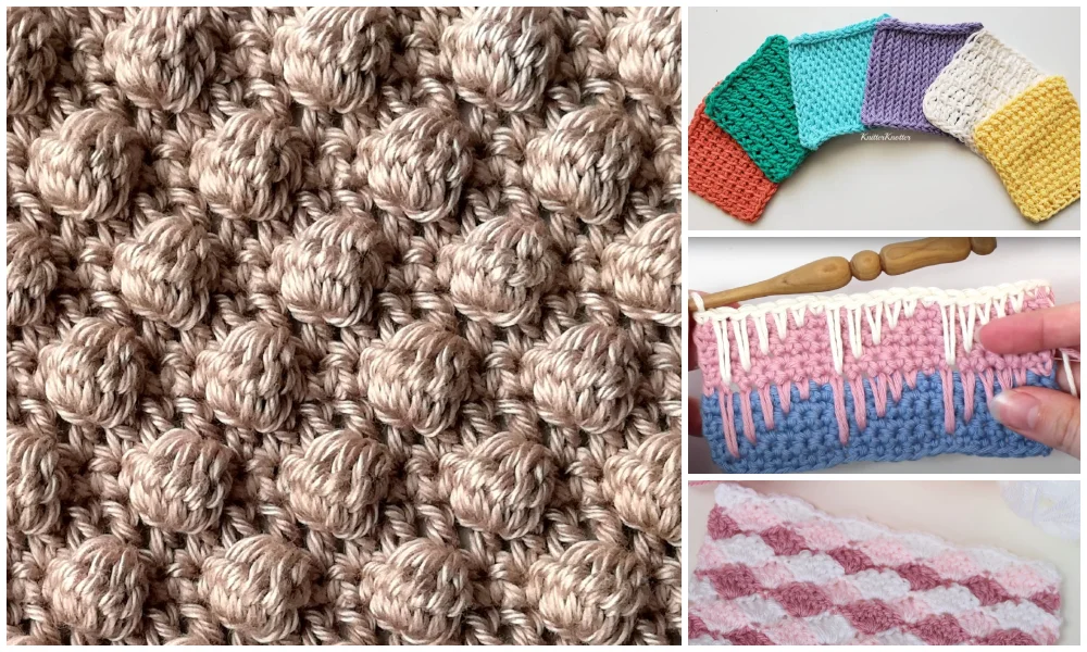 crochet stiches 30 free patterns and tutorials