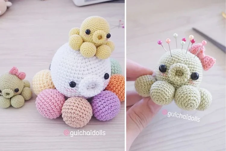 cute crochet octopus amigurumi