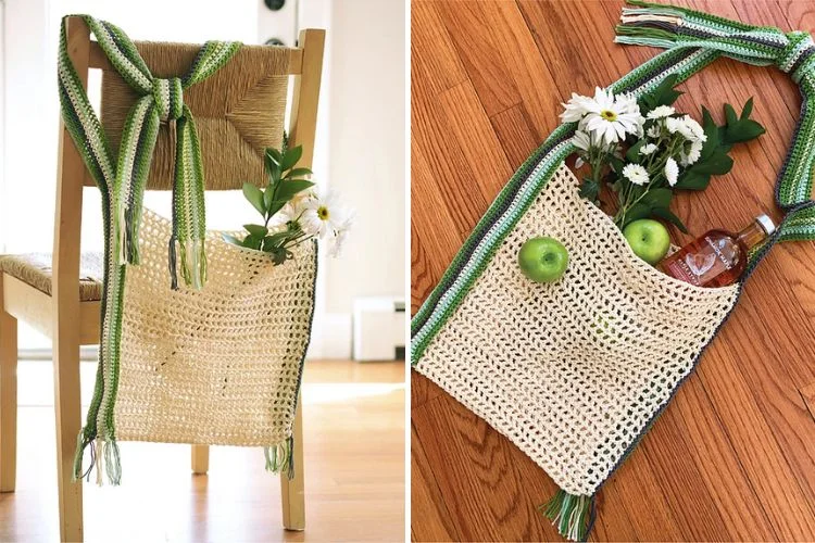 a unique crochet bag design