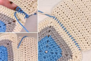 how to join crochet squares
