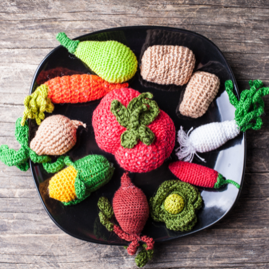 free crochet amigurumi food patterns