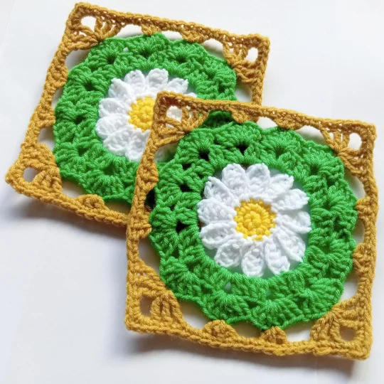 free crochet square patterns