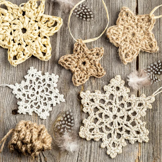 free crochet snowflake patterns