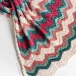 lazy wave baby blanket free crochet pattern