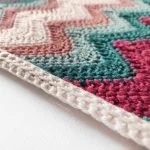 lazy wave baby blanket free crochet pattern