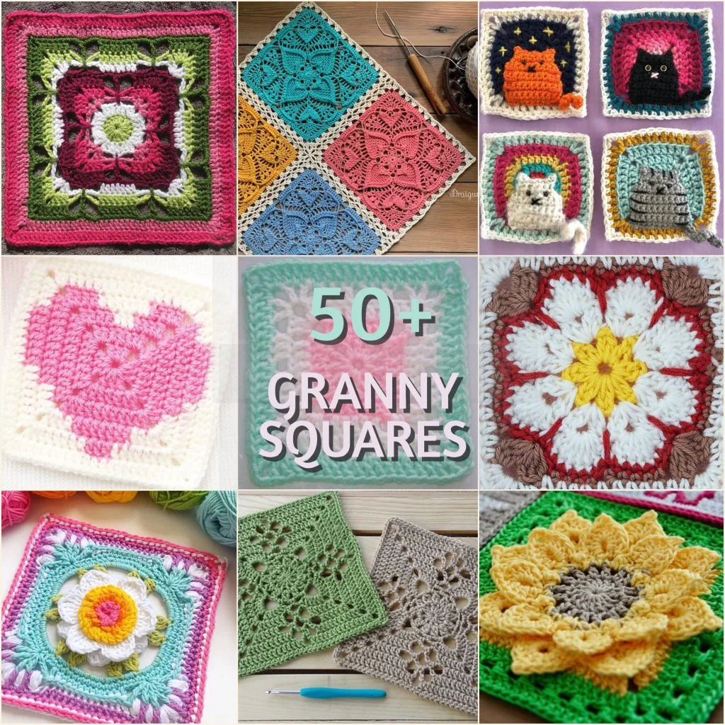 50 Free Granny Square Patterns