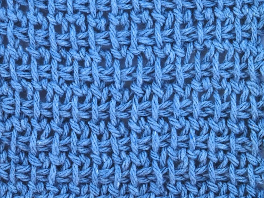 Tunisian Extended Simple Stitch (EXTSS)
