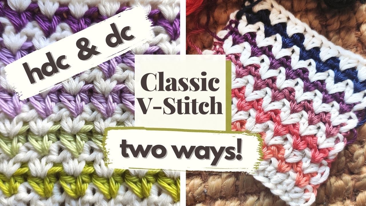a crochet piece of fabric with a colorful texture