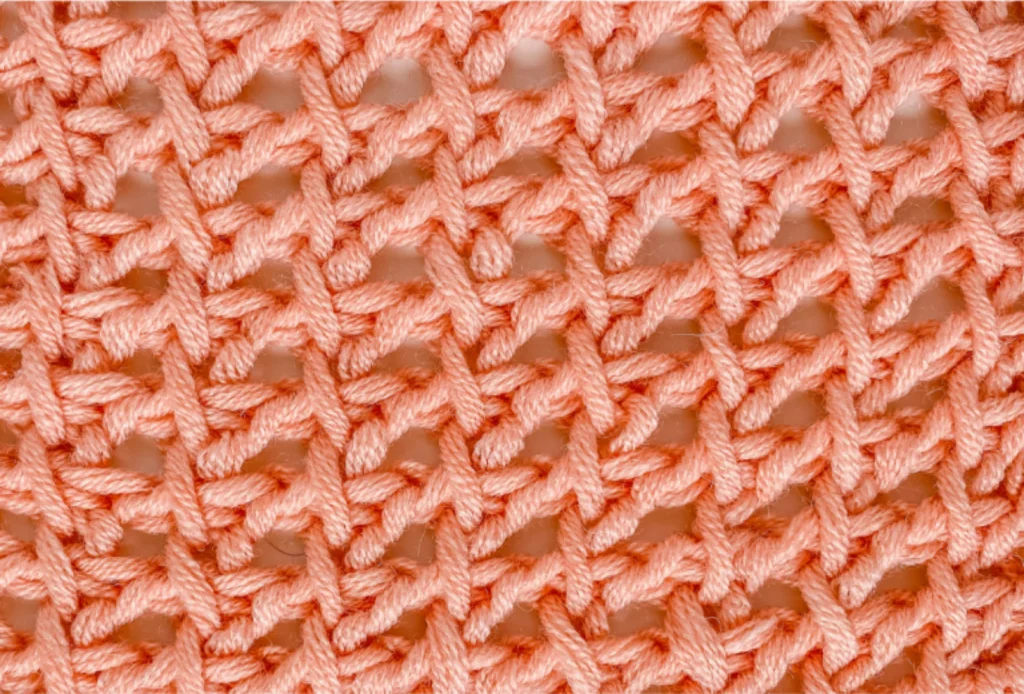 Tunisian Mesh Stitch
