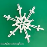 Five Lace Snowflakes
