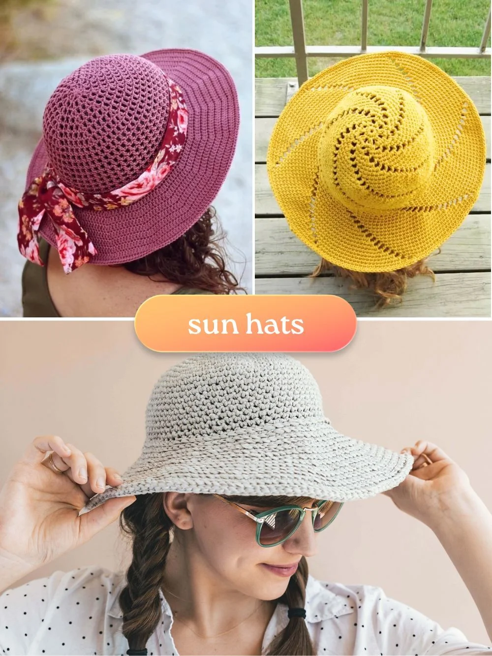 Free Crochet Sunhats Patterns